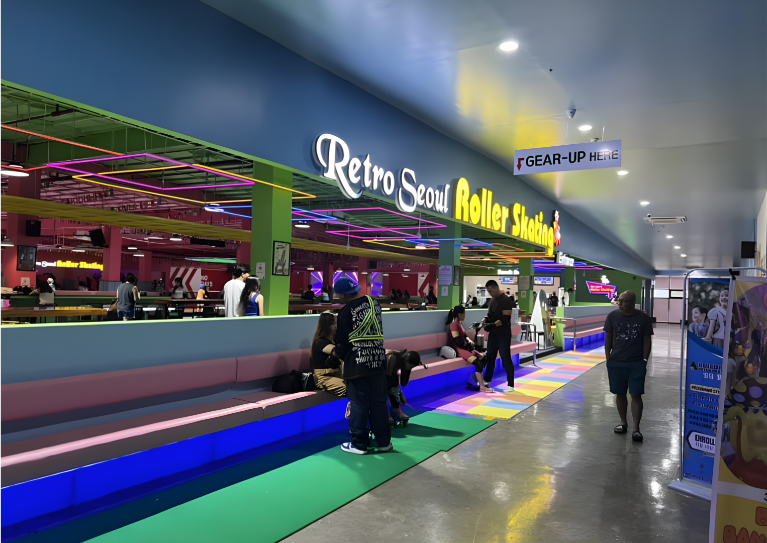Retro Seoul Roller Skate